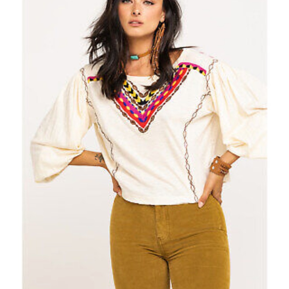 Free People Hand Me Down Top.  Small NWT